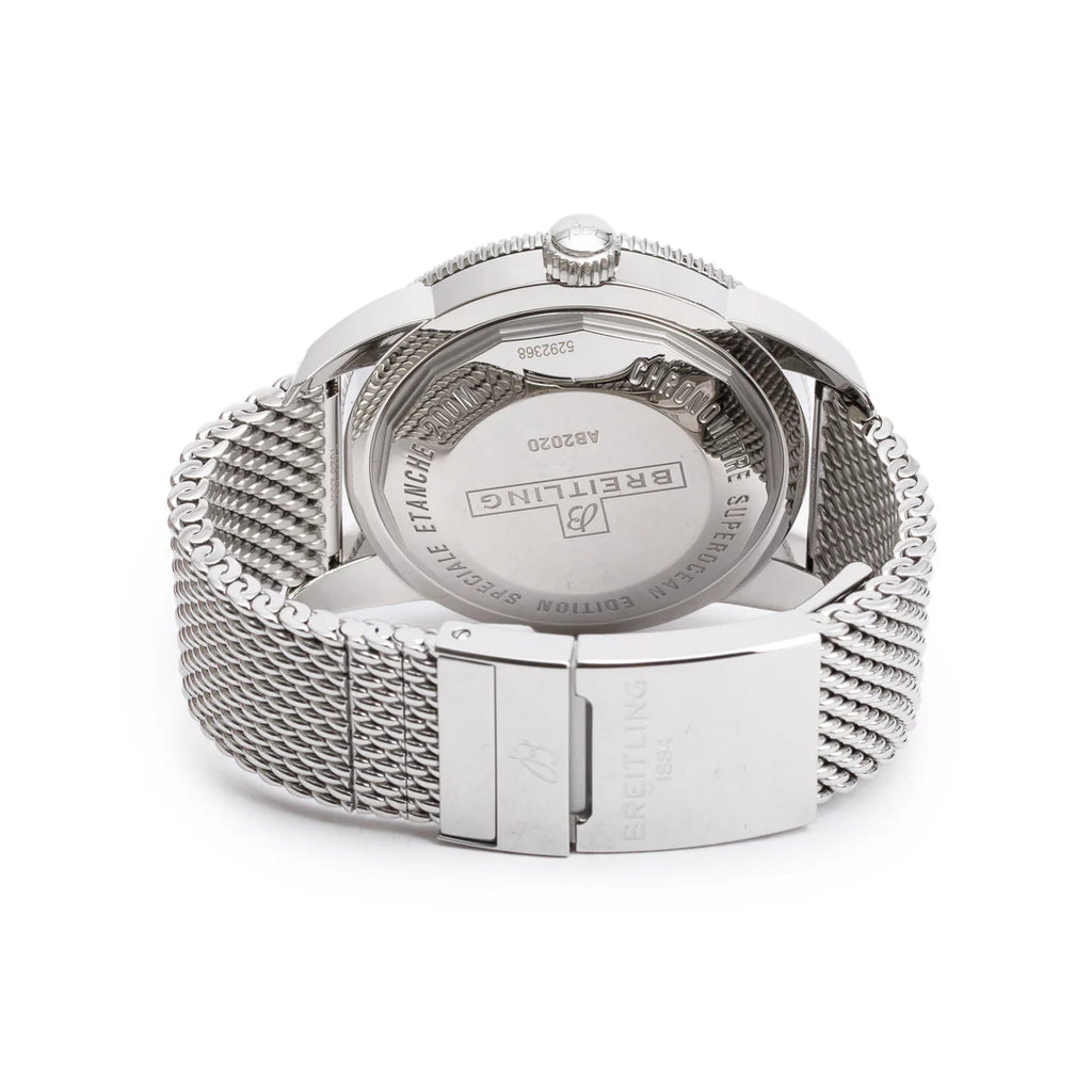 Stainless Steel Superocean Heritage B20 46 MM Automatic Watch Green Dial AB2020 w/ Box, Papers