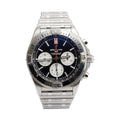 Stainless Steel Chronomat B01 42 MM Automatic Chronograph Watch Black Dial AB0134 w/ Box &amp; Papers
