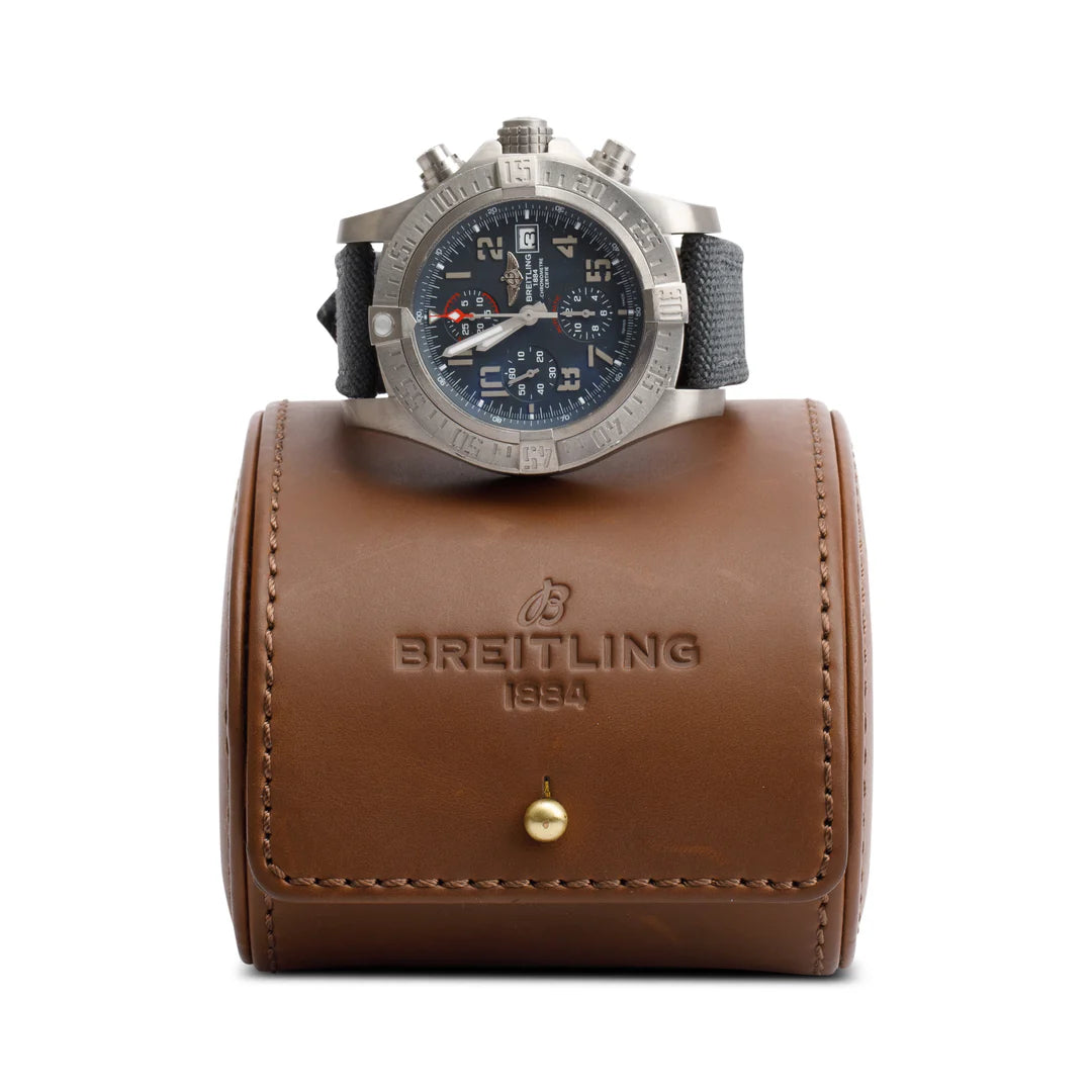 Titanium Avenger Bandit 45 MM Chronograph Automatic Watch E13383 w/ Case
