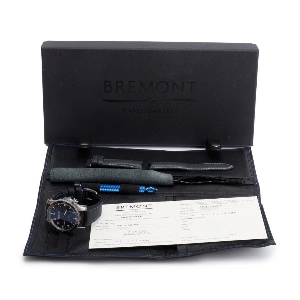 Stainless Steel Boeing Model I 43 MM Automatic Watch w/ Box &amp; Papers