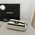 Chanel 19s mini pearl rectangular flap Coeur Cult Core