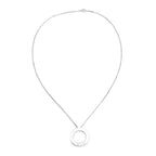 18k White Gold Love Pendant Necklace