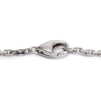 18k White Gold Love Pendant Necklace