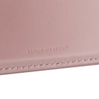 Pink Shiny Calfskin Leather Triomphe Compact Wallet