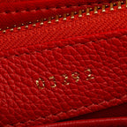 Red Calfskin Leather Small 16 Bag w/ Strap