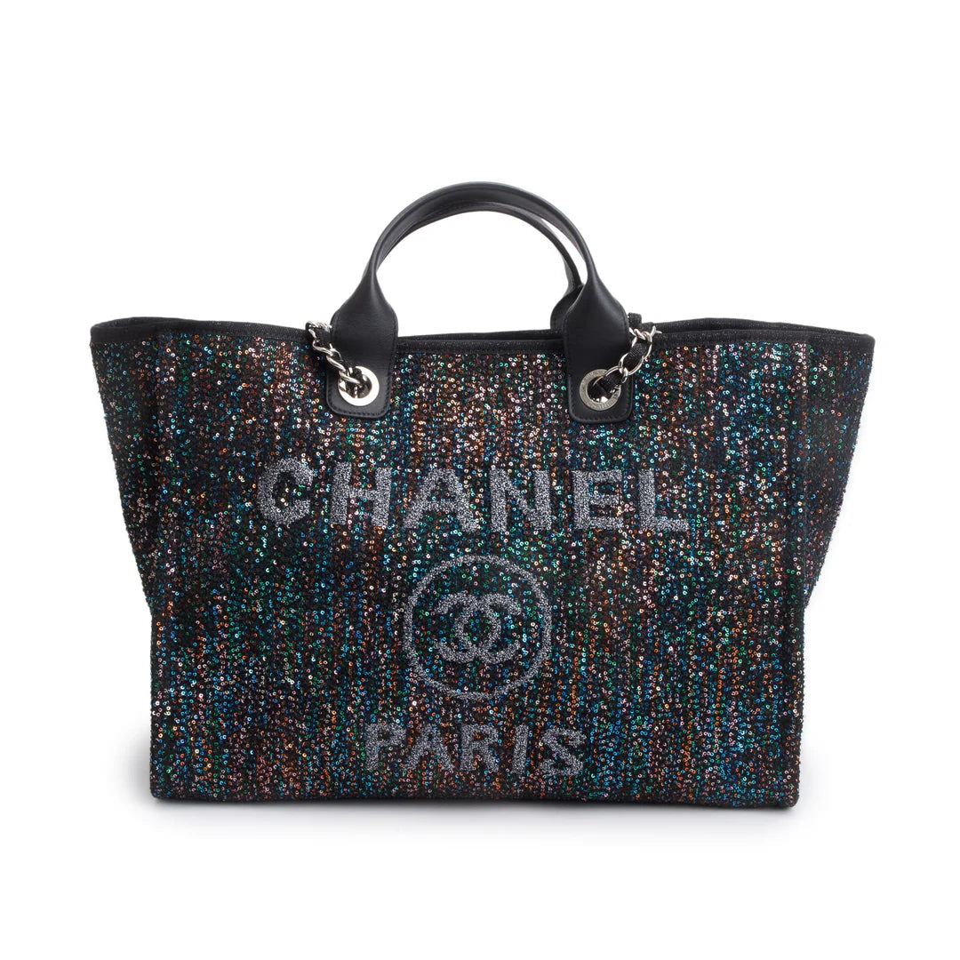 2020 Medium Sequin Deauville Tote w/ Authenticity Card