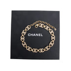 2021 Gold Plated Strass CC Choker Necklace w/ Box