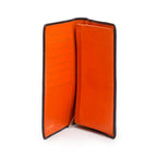 Black Calfskin Leather Cambon Yen Wallet