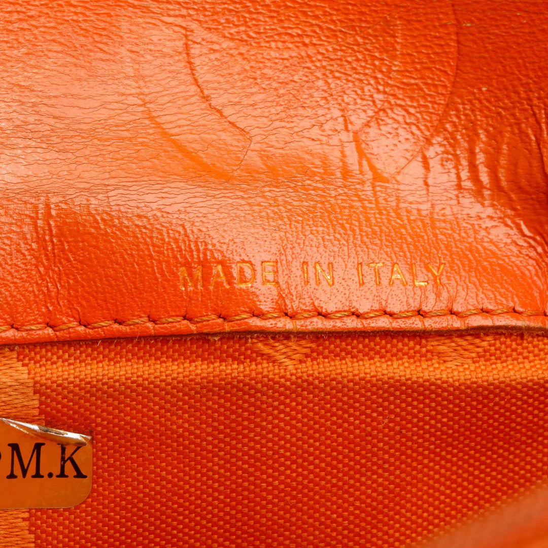 Black Calfskin Leather Cambon Yen Wallet