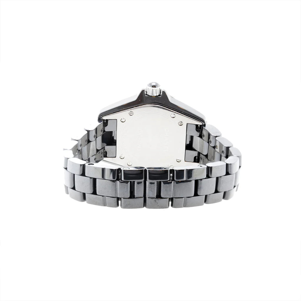 Black Ceramic Diamond J12 Watch