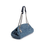 Blue Camellia Denim Just Mademoiselle Bowler Bag