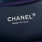 Blue Camellia Denim Just Mademoiselle Bowler Bag