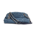 Blue Camellia Denim Just Mademoiselle Bowler Bag