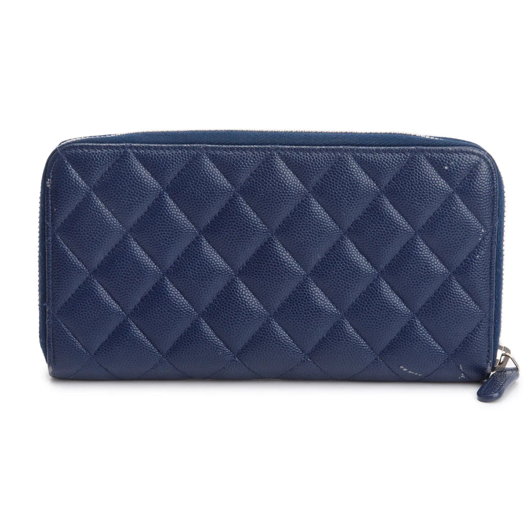Blue Caviar Classic Large Gusset Zip Around Wallet