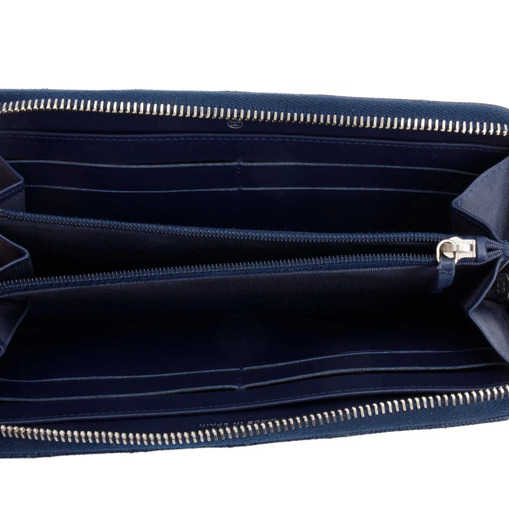 Blue Caviar Classic Large Gusset Zip Around Wallet