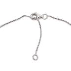 18k White Gold Yellow Sapphire &amp; Diamond Cross Pendant Necklace
