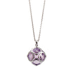 18k White Gold Amethyst Imperiale Pendant Necklace