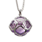 18k White Gold Amethyst Imperiale Pendant Necklace