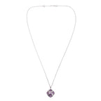 18k White Gold Amethyst Imperiale Pendant Necklace