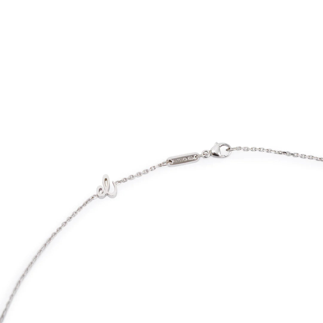 18k White Gold Amethyst Imperiale Pendant Necklace