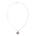 18k White Gold Amethyst Imperiale Pendant Necklace