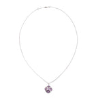 18k White Gold Amethyst Imperiale Pendant Necklace