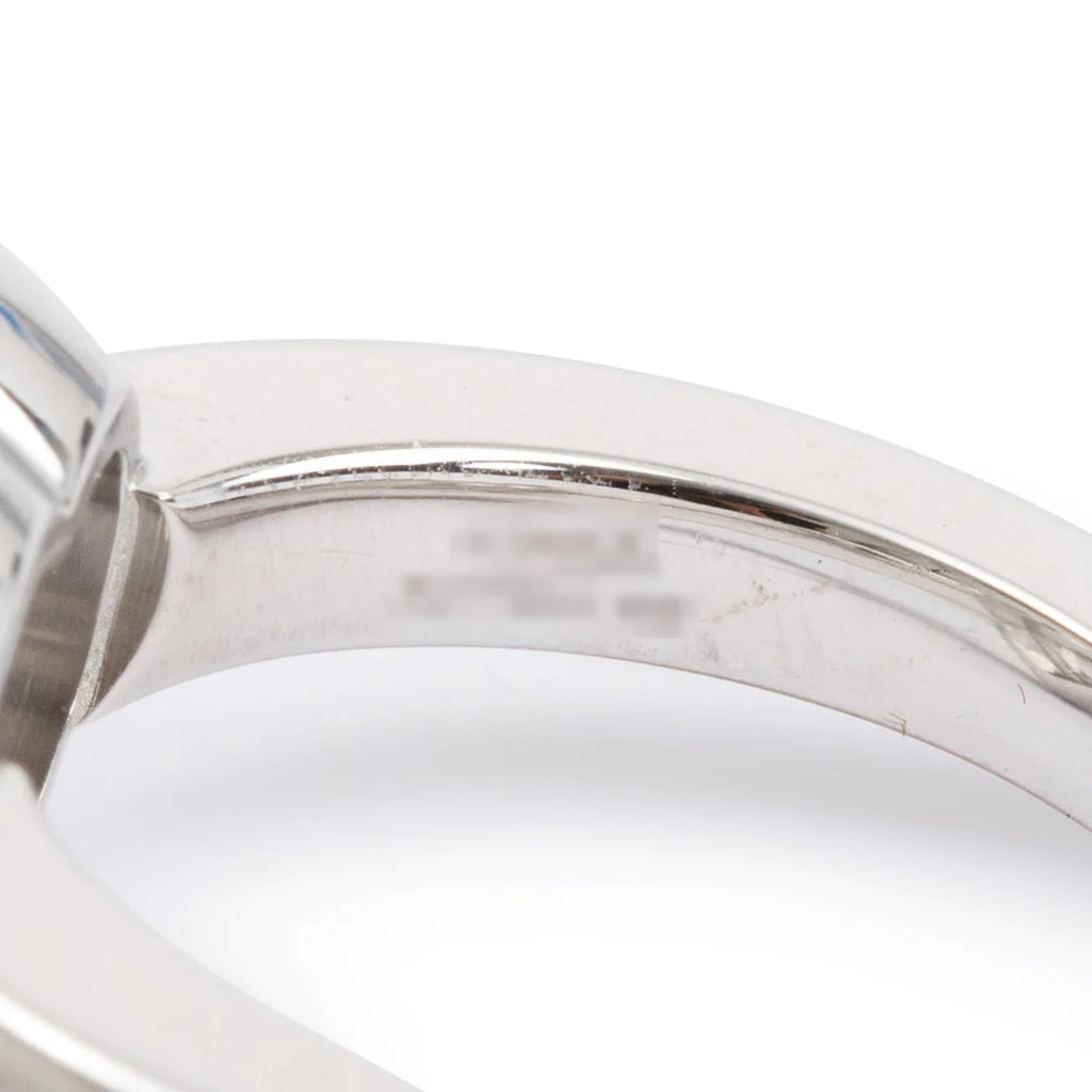 18k White Gold Happy Diamonds Heart Ring, Size 6