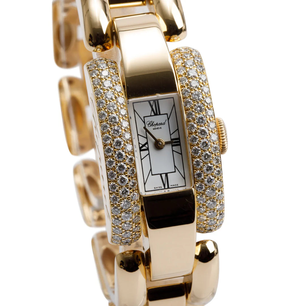 18k Yellow Gold Diamond La Strada Watch