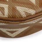 2021 CD Diamond Coated Canvas Saddle Bag