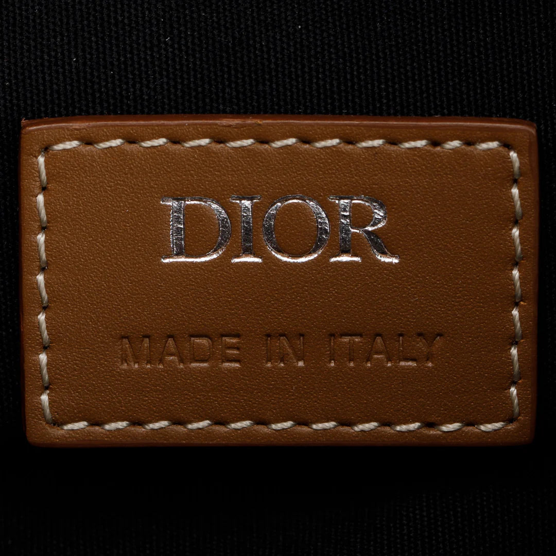 2021 CD Diamond Coated Canvas Saddle Bag
