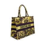 2023 Medium Toile de Jouy Voyage Embroidery Canvas Book Tote w/ Box &amp; Receipt