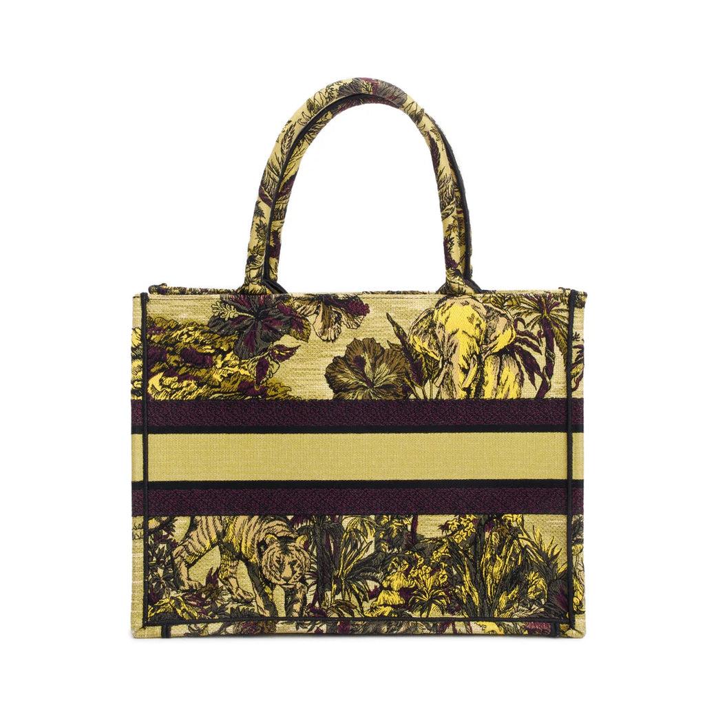 2023 Medium Toile de Jouy Voyage Embroidery Canvas Book Tote w/ Box &amp; Receipt