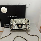 Chanel 19s mini pearl rectangular flap Coeur Cult Core