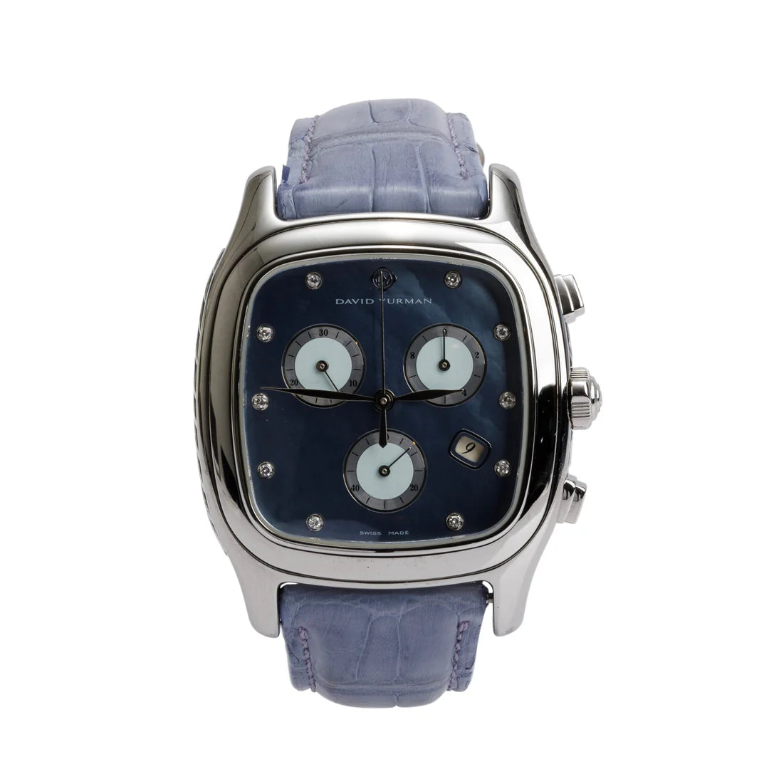 Stainless Steel T307-CST Thoroughbred Diamond Dial 35 MM Chronograph Quartz Watch w/ Box &amp; Papers