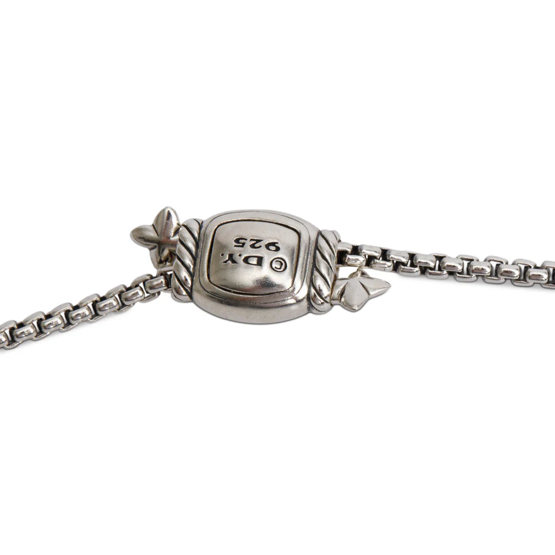 Sterling Silver Diamond Continuance Pendant Necklace