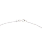 Effy 14k White &amp; Rose Gold Pave Diamond Round Pendant Necklace