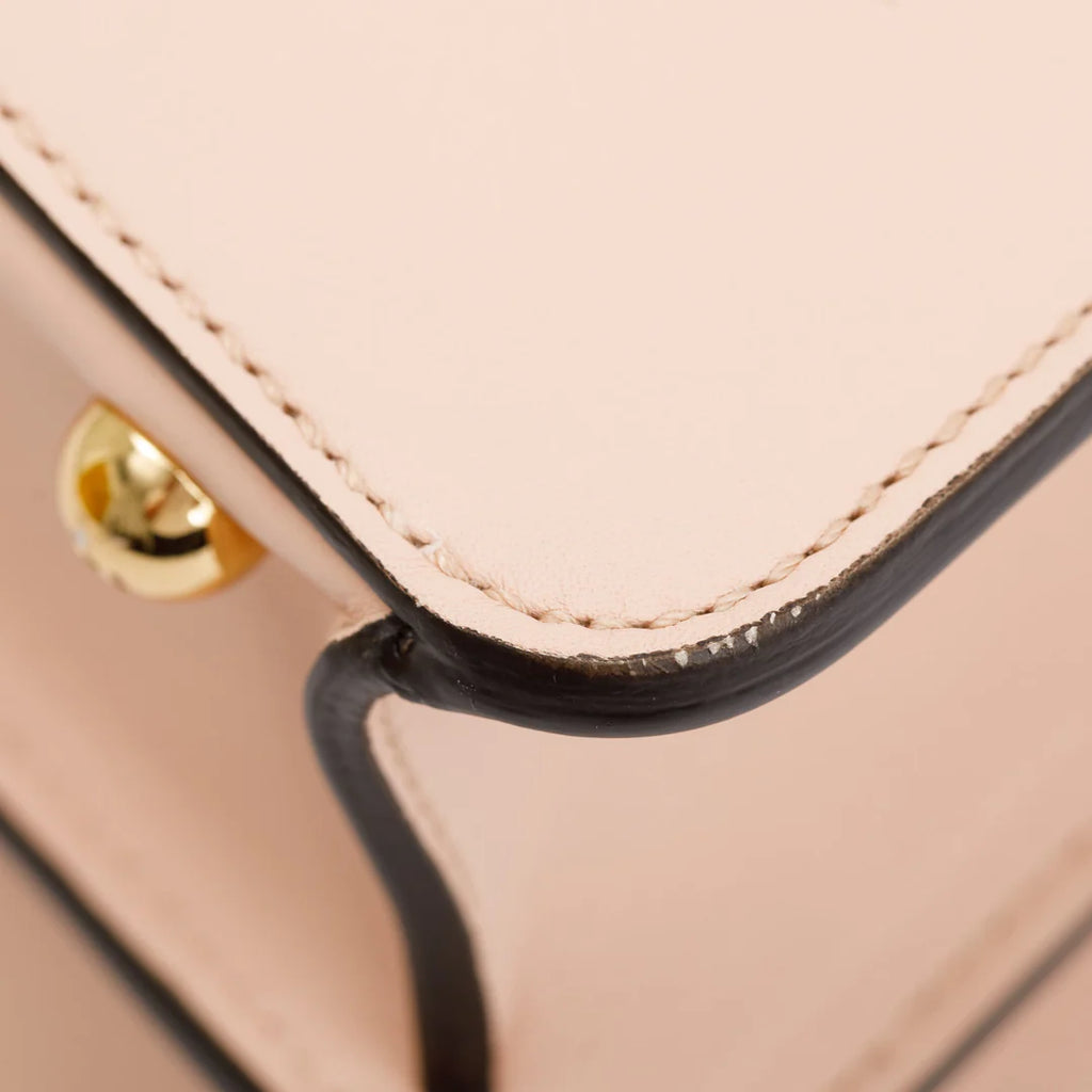2022 Pink Calfskin Leather Medium Peekaboo Bag with Tortoise Detail w/ Strap &amp; Box