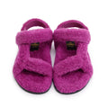 Purple Fur Feel Sandals, Size 36.5 w/ Box