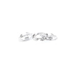 18k White Gold Diamond Fusion 3 Piece Ring Set