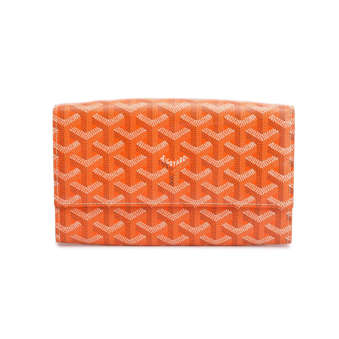 Orange ine Canvas Varenne Continental Wallet