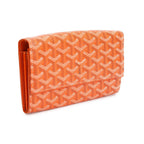 Orange ine Canvas Varenne Continental Wallet