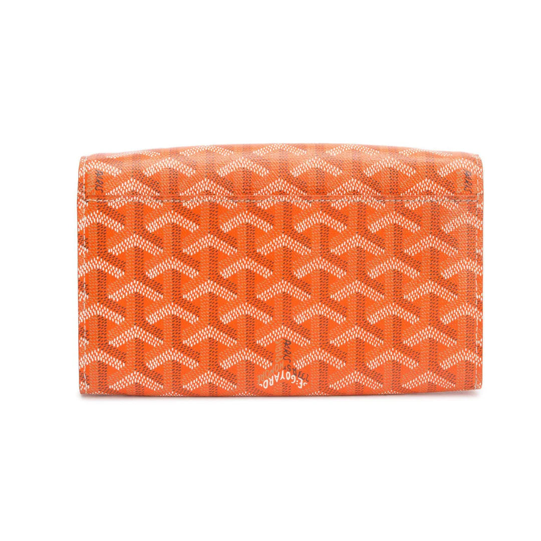 Orange ine Canvas Varenne Continental Wallet