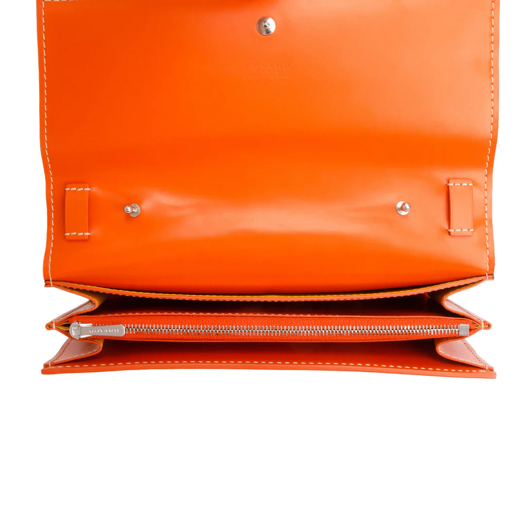 Orange ine Canvas Varenne Continental Wallet