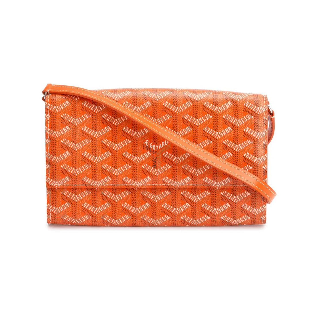 Orange ine Canvas Varenne Continental Wallet
