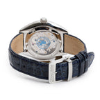 Limited Edition Stainless Steel Elegance Collection 39 mm Manual Wind Watch Blue Dial w/ Box &amp; Papers