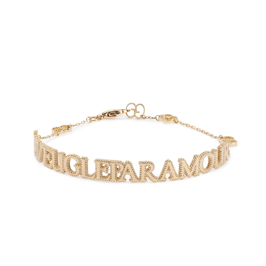 18k Yellow Gold L'Aveugle Par Amour Bracelet