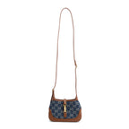 Blue GG Denim Jackie 1961 Mini Shoulder Bag w/ Box