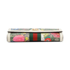 GG Supreme Web Blooms Ophidia Continental Flap Wallet w/ Box