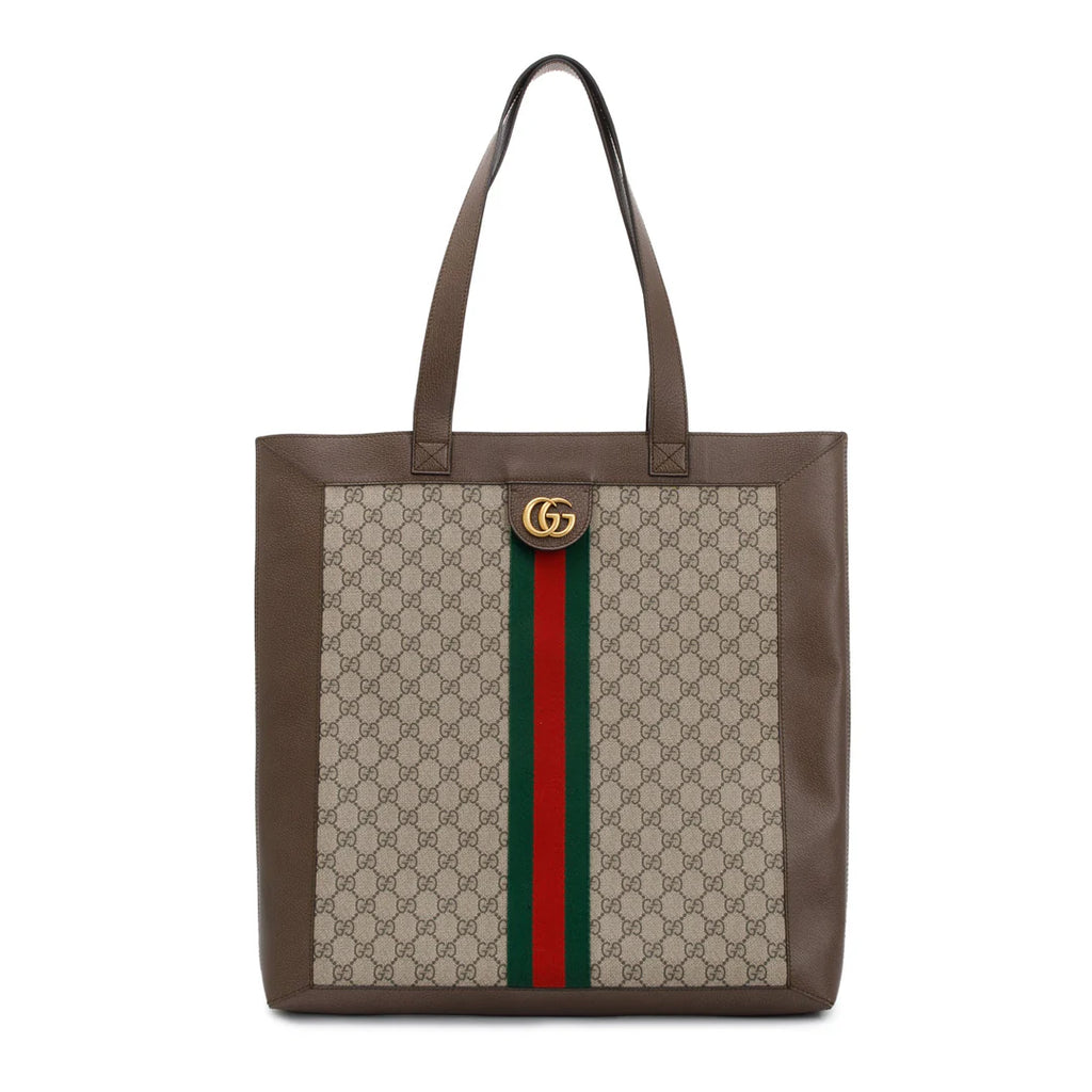 GG Supreme Web Large Soft Ophidia Tote w/ Pouch