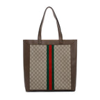 GG Supreme Web Large Soft Ophidia Tote w/ Pouch